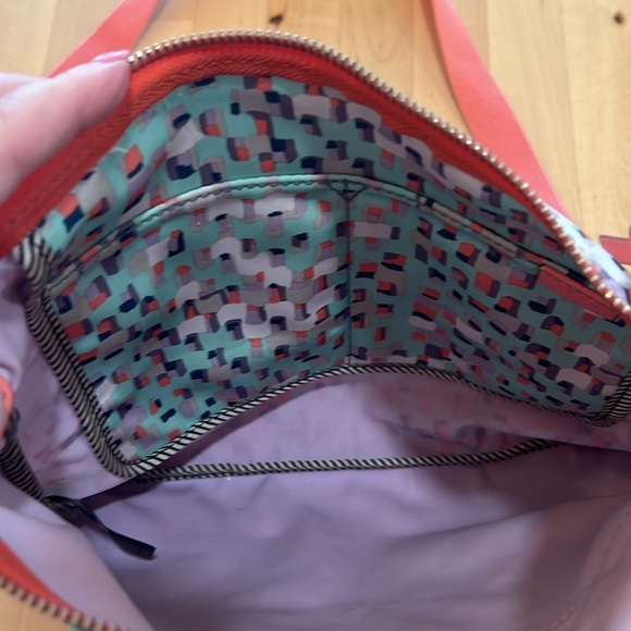 Fossil KeyPer Crossbody Bag Mint Coral Purple - Picture 5 of 6